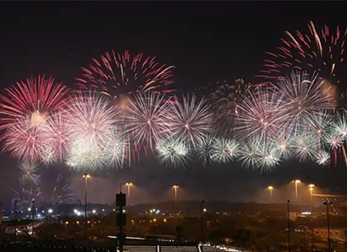 温岭市焰火晚会